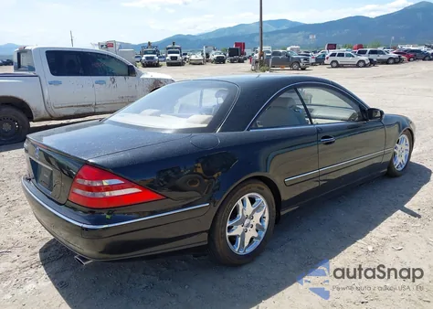 2001 Mercedes-Benz Cl 500 z USA, uszkodzony, nr VIN WDBPJ75J21A008424